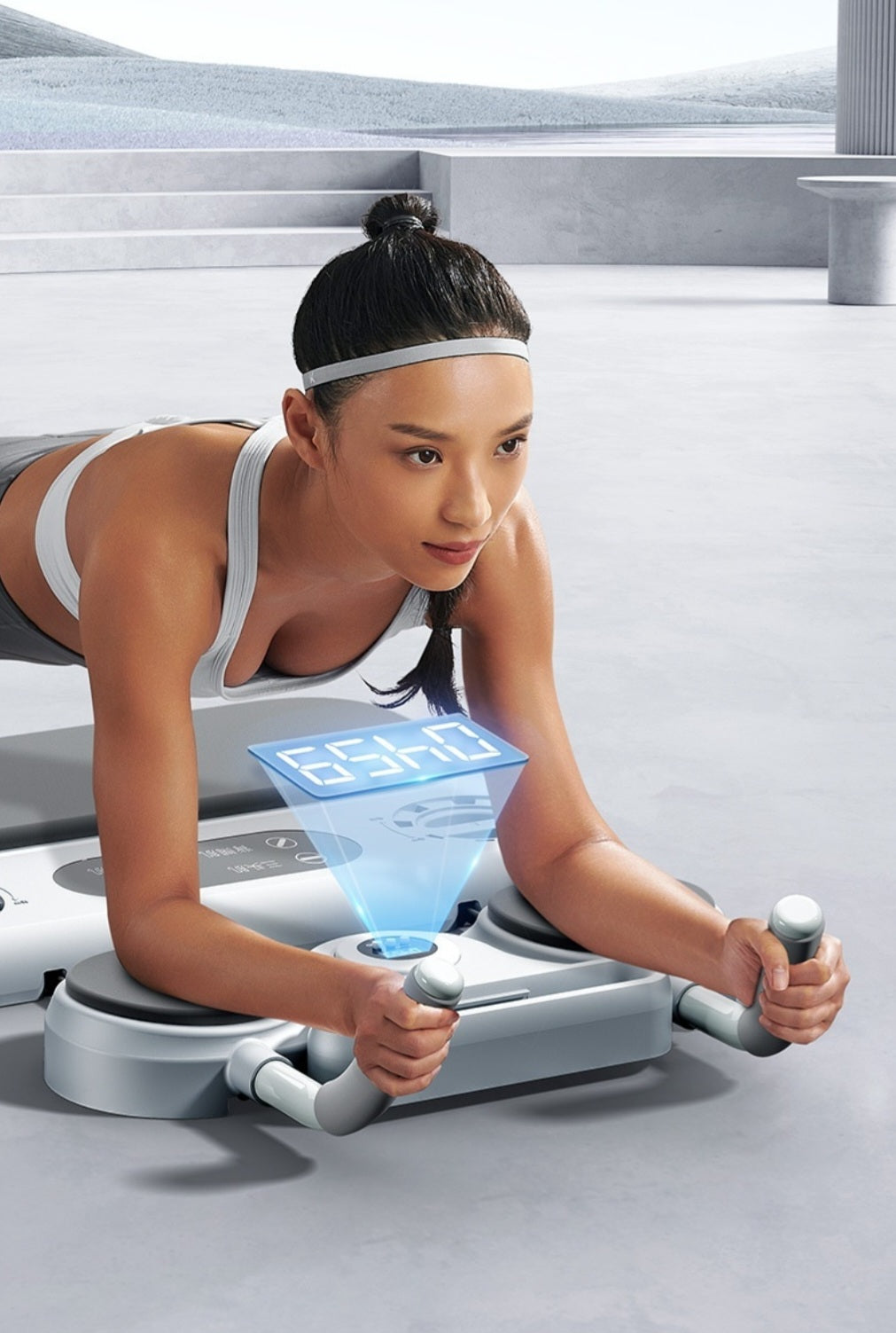 Multifunctional Fitness Board Abdominal Wheel
