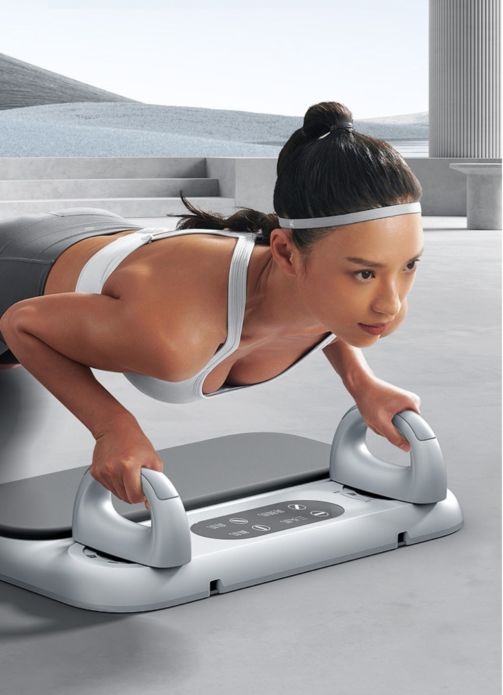 Multifunctional Fitness Board Abdominal Wheel